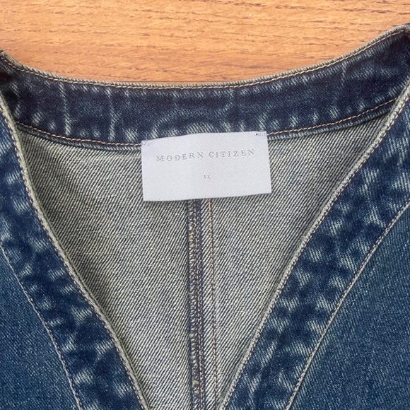 Modern Citizen Emmett Structured Denim Jacket Size 1X - Picture 3 of 9
